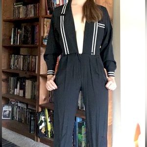 Navy Jumpsuit